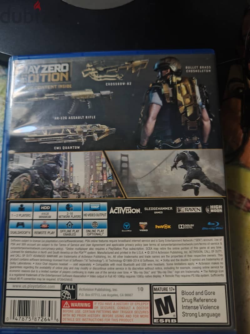 COD Advanced Warefare Used CD 2
