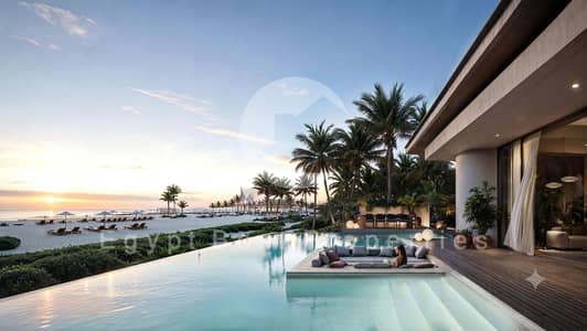 118 sqm Branded Chalet with Direct Sea View - Fully Furnished by NOBU in the Heart of SODIC Ogami Ras El Hekma - 5% Down Payment and 8-Year Installmen