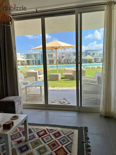Chalet with Private Garden, Ready to move, for Sale in La Vista Cascada, North Coast – Prime Location in Sidi Abdel Rahman frist row