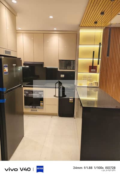 ready to move ultra super luxurious finishing fully furnished twin house for sale in Mountain View Ras El Hekma