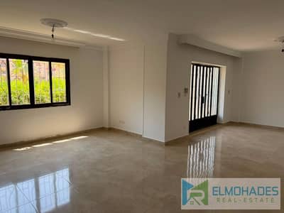 Apartment for rent in Al-Rehab, ground floor with garden, legal