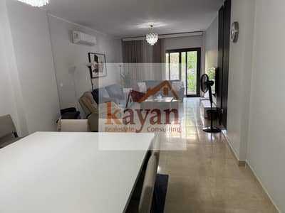 Ground floor apartment with garden for rent in Fifth Square, New Cairo.