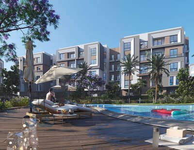 Two-bedroom apartment, 93 sq m + 33 sq m garden for sale in Vida Residence – Hadayek October