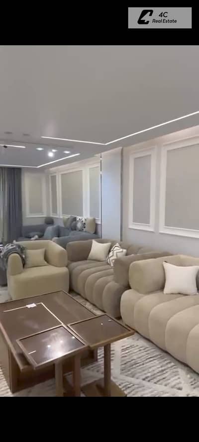 For a quick sale at the lowest price on the market: a fully finished, open-view apartment ready for viewing in Mountain View iCity, Fifth Settlement,