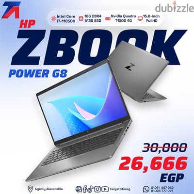 HP Zbook Power G8 l Core i7 11850H l Ram 16G l Nvidia Quadro T1200 4GB