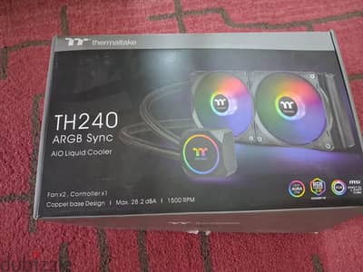 thermaltake th240 auo liquid cooler rgb controlمبرد مائي