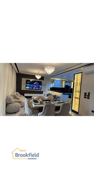 Luxury Modern Furnished Duplex with Private Garden for Rent in Hyde Park New Cairo | Ultra Super Lux Finish