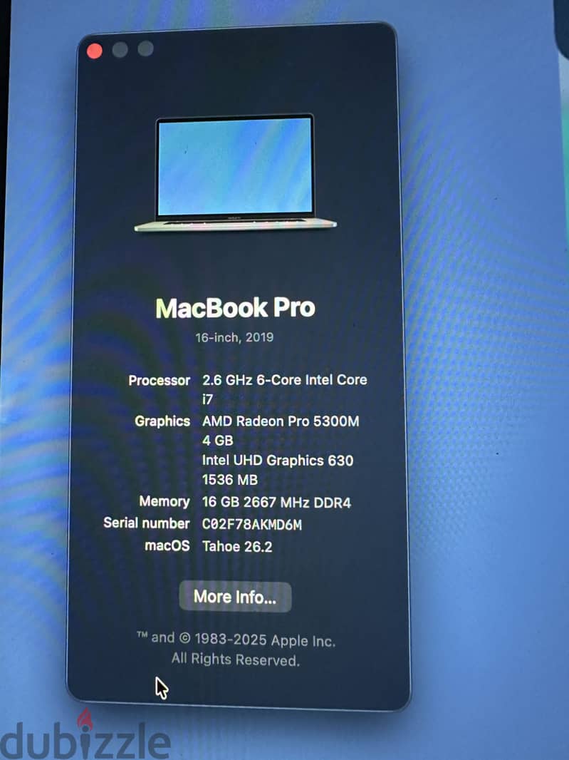 MacBook Pro 2019 4