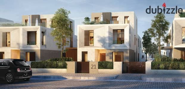 تاون هاوس كورنر 238 متر 3 غرف بجاردن 296 متر في VYE الشيخ زايد الجديدة استلام 3 شهور Vye Sodic Zayed City