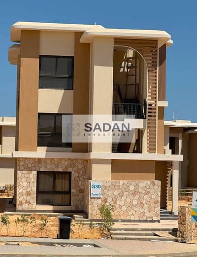 Ready-to-move-in chalet in Koun, North Coast, double view overlooking the sea and lagoon, next to Caesar Sodic and Cali Coast, minutes from Fouka Road