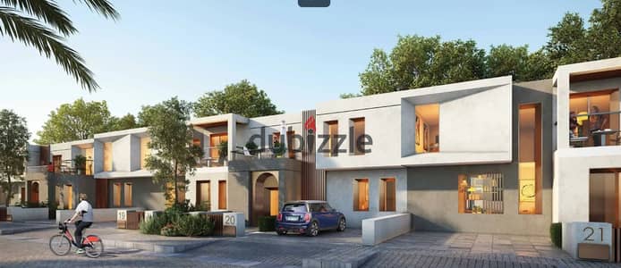 تاون هاوس ميدل 196 متر 3 غرف بجاردن 219 متر في VYE الشيخ زايد الجديدة ضمن منازل Sol الشمسية