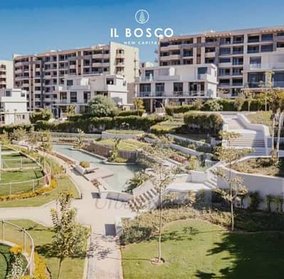 Apartment for sale at Il Bosco - New Capital - Delivered - Core and Shell