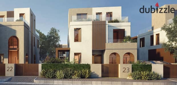 استلام 9 شهور من سوديك Vye Sodic توين هاوس 230 متر 3 غرف بجاردن 309 متر في VYE الشيخ زايد الجديدة