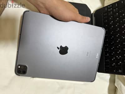 Apple iPad pro 11 M1 256GB Cellular (No Tax) بدون ضريبة +Magic key+ P