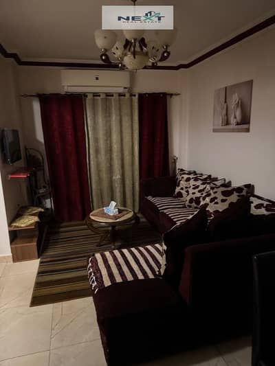 Furnished apartment for rent in Madinaty, 67 square meters in B7. New furniture and appliances. Excellent location near the services of the new develo