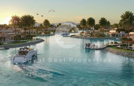 شالية على البحر من اوراسكوم بدون مقدم متشطب بالكامل فى البحر الاحمر