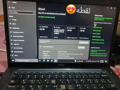 لابتوب ديل حاله ممتازة بالشاحن
