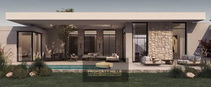 Townhouse at a bargain price, fully finished, with an open view of the landscape next to Emaar and in front of Sphinx Airport