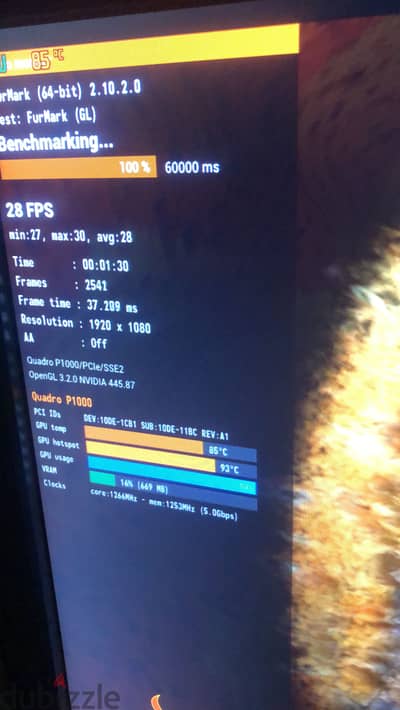 كارت الشاشة*: NVIDIA Quadro P1000 4GB GDDR5  كارت حالته حلوه