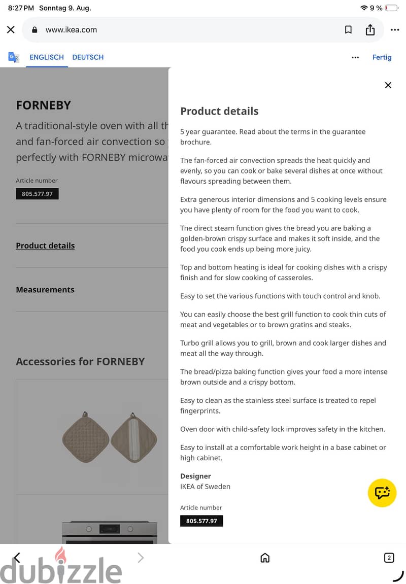 Ikea Forneby Oven Microwave 3