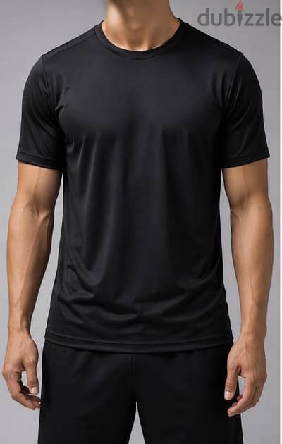 Basic Dri-Fit Black T-Shirt