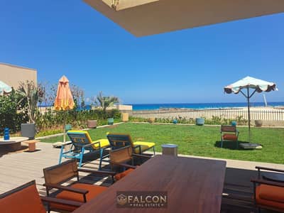 Ready-to-move-in chalet from Sodic (First Row - 100% Sea View) in Ogami Sodic Ras El Hekma - North Coast