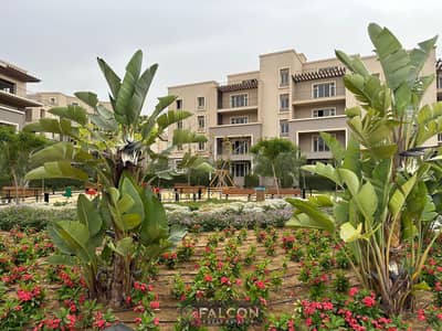 A fully finished, air-conditioned apartment is for sale in Sodic, in the highest community in Mostakbal City, near the American University in Cairo (A