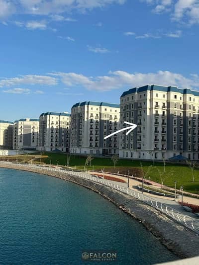 For immediate sale with a panoramic view of the lagoon + fully finished in New Alamein, opposite Alamein Towers, with installments over 10 years.