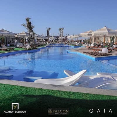 Duplex for sale with sea view from Al Ahli Sabbour in Gaia Ras El Hekma - North Coast, with installments over 8 years.