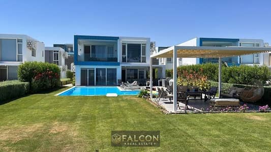 VIP villa for sale near Sidi Abdel Rahman (immediate occupancy, fully finished) in Fouka Bay, North Coast - Ras El Hekma