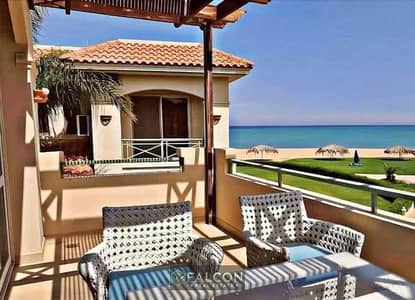 بخصم 40% - Sea View من على مصطبة  + لاجون  شاليه 56م للبيع فـ تلال العين السخنة Telal El Sokhna Porto دقائق من بورتو وطريق الزعفرانة