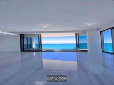 View on lagoon & towers Apartment 204m for sale - immediate delivery - fully finished - in Latin - New Alamein - North Coast Next Marina 7 & Marassi