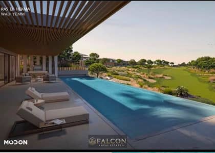 Villa First Row Sea + Golf Luxury Modern + ACs + Kitchen For Sale In Modon Ras Al Hekma North Coast Minute For Marassi - Alamein