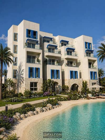 Ready To Move Lagoon + Sea View chalet 65m For Sale In Naia Bay North Coast Ras ElHekma Next To Fouka Bay