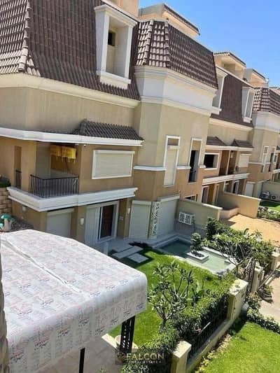 فيلا للبيع ( 240م + 6 غرف ) حديقه + روف في كمبوند سراي مدينه المستقبل - Sarai Compound بجوار مدينتي مباشره دقايق من ميفيدا و سوديك ايست