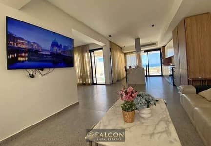 شاليه للبيع في مرسي بغوش Lagoon view - First Row بخصم 30% تشطيب كامل دقايق من سيزر باي و جون سوديك - ماونتن فيو راس الحكمه Marsa Baghush