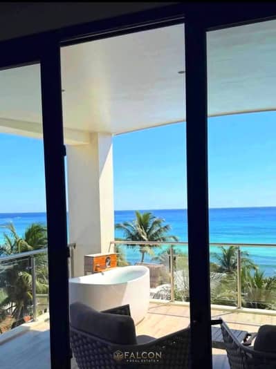 Receive a fully finished 60m² chalet in Ras El Hekma Modon, right on the sea