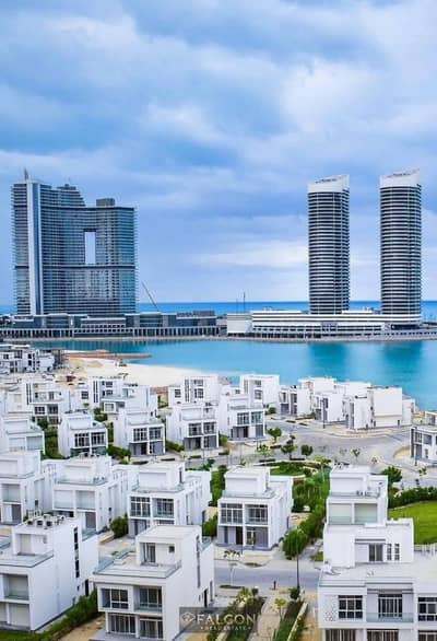 شاليه متشطب ( 70م ) Lagoon View - مدينه العلمين , بجوار مزارين و الحي اللاتيني