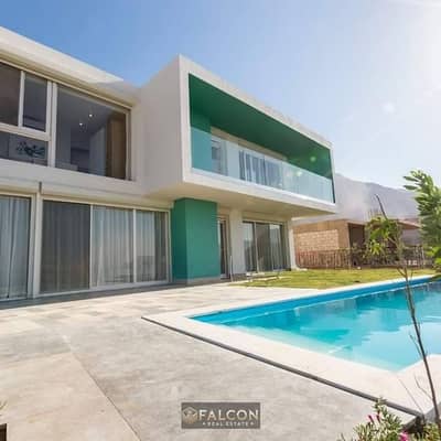 Villa for sale in ilMonte Galala (first row - Sea View) (288m - 3 floors)  very special price. Panoramic View - next to Porto Sokhna, Telal Sokhna