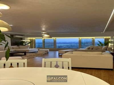 Hotel apartment under the management of the Intercontinental Hotel, with a 3 million down payment, on the Maadi Corniche.