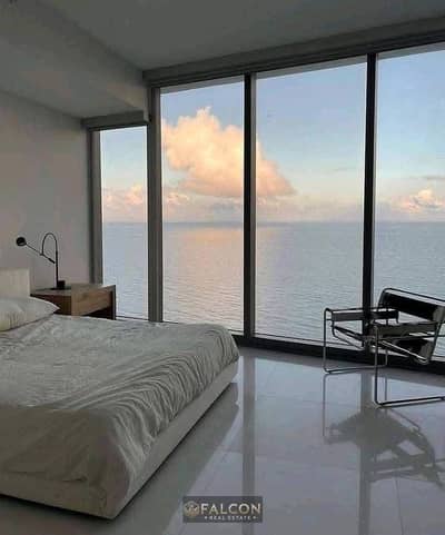 Amazing panoramic Sea view 2BR chalet opposite Al Alamein Towers for sale Lowest down payment next marina & marassi mins to Hacienda north coast