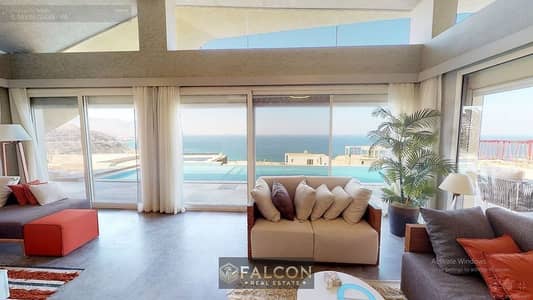 Apartment with panoramic sea view luxurious finishing +ACs for sale next to Porto Sokhna Movenpic Resort Ain Sokhna red sea