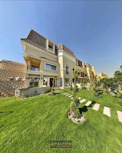 Townhouse for sale at the price of an apartment in the heart of Mostakbal City—located directly on the Suez Road—with a 50% discount off the cash pric