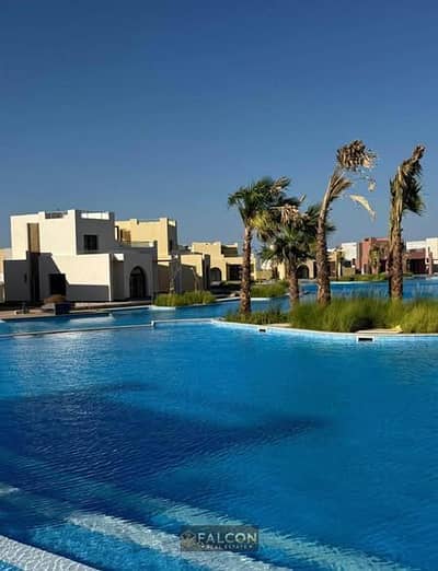 For sale: A fully finished 74-square-meter chalet in the heart of the Red Sea at Makay Village, located in the first row facing the sea.