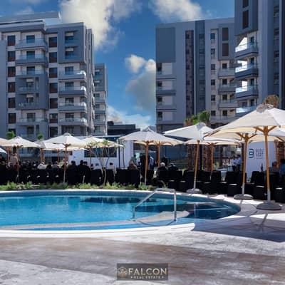 Own an apartment ready for immediate delivery, featuring a panoramic view of the landscape, in the Jayd compound in the heart of the Fifth Settlement— Own an apartment ready for immediate delivery, featuring a panoramic view of the landscape, in the Jayd compound in the heart of the Fifth Settlement—