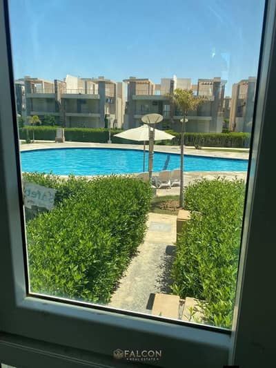 chalet with garden for sale in north cost prime location and direct lagoons sea view and fully finshing