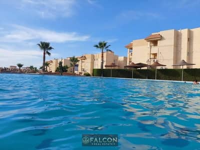 جاهز للسكن شالية متشطب خصم علي الكاش بجوار مراسي ف مرسيليا بيتش الساحل الشمالي MARASSI - marseilia beach north coast