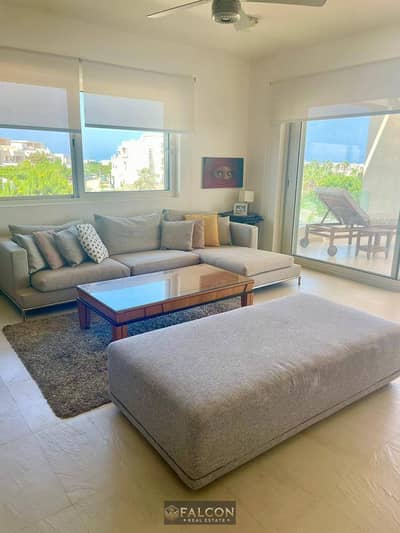 Received a chalet from Palm Hills on the sea in Hacienda Ras El Hekma, finished, with air conditioners, kitchen, a 10-year installment, North Coast.