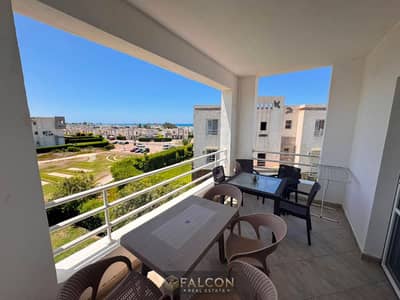 Chalet fulll sea view fully finished and furnished in sidi abdelrhman amwaj with acs full sea view and pool view