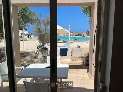 Palm Hills Ras El Hekma! Finished chalet with air conditioners and kitchen, with a down payment of 900,000 and installments over 8 years, in Hacienda